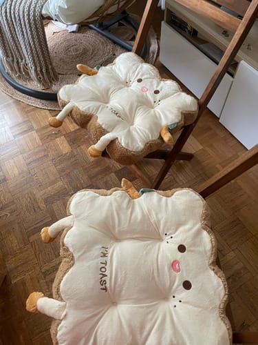 Almohadon de silla diseño tostada animada