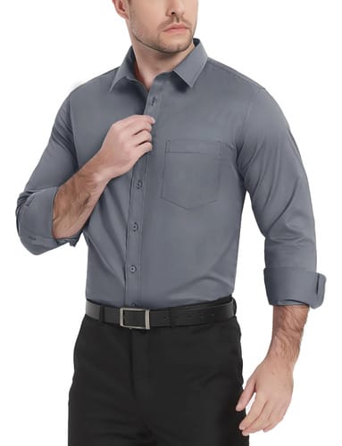 Camisa hombre Tac Asen clasica lisa