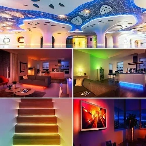 Tira de luces led con control