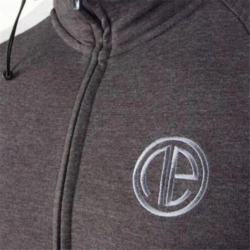 Campera hombre deportiva manga azul