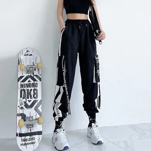 Pantalon mujer cargo con correas Arthur
