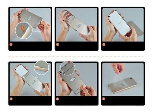 iPhone 7 Case box espejado Dorado