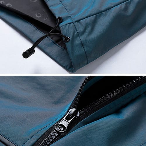 Conjunto hombre nylon buzo y pantalon azul AHTELB