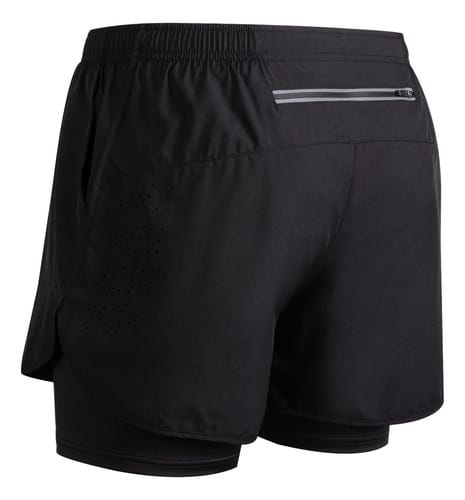 Short hombre negro con calentador