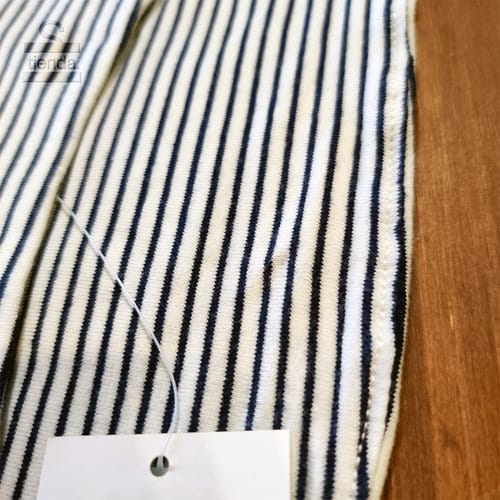 Top dama algodón rayado usa