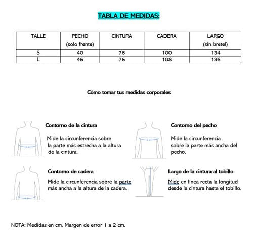 Maxivestido solera al cuerpo