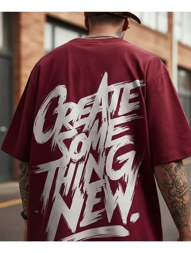 Remera hombre MC oversize Create Some
