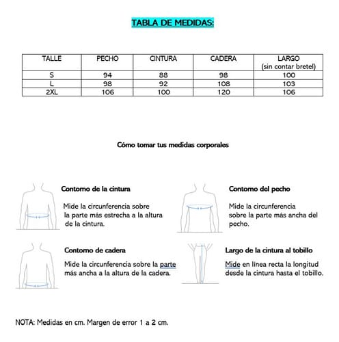 Vestido solera al cuerpo floreado