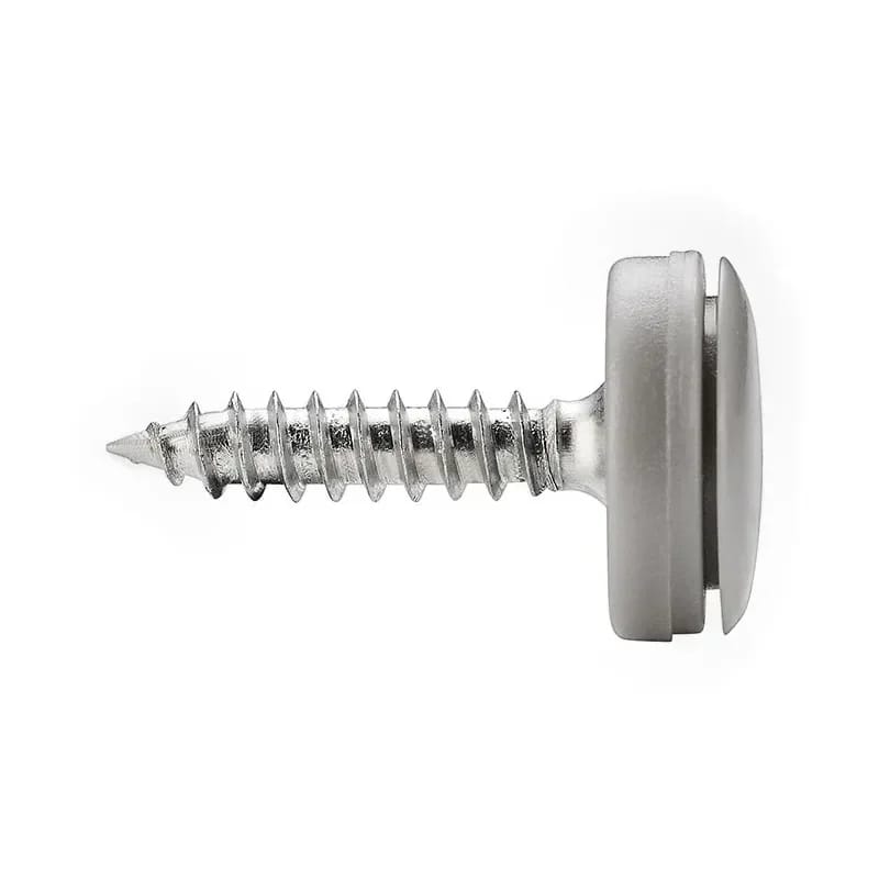 Tapas protectoras de plástico para tornillos Phillips y cruz, decorativas, plegables, en 7 colores. Paquetes de 10 o 100 unidades.