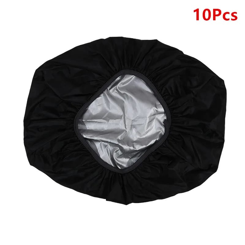 Cubre Mochila Impermeable de Nylon Negro 35L para Mochilas de Ciclismo, Senderismo y Escalada.