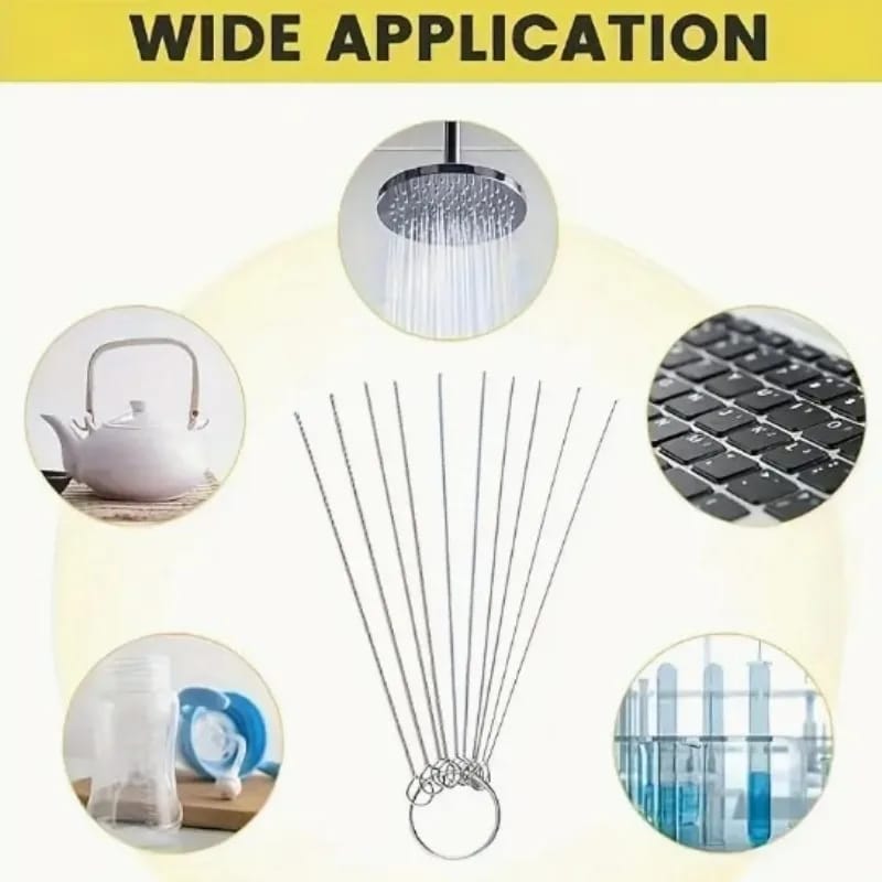 Set de Agujas Limpiadoras SM Acero Inoxidable Multiuso Hogar
