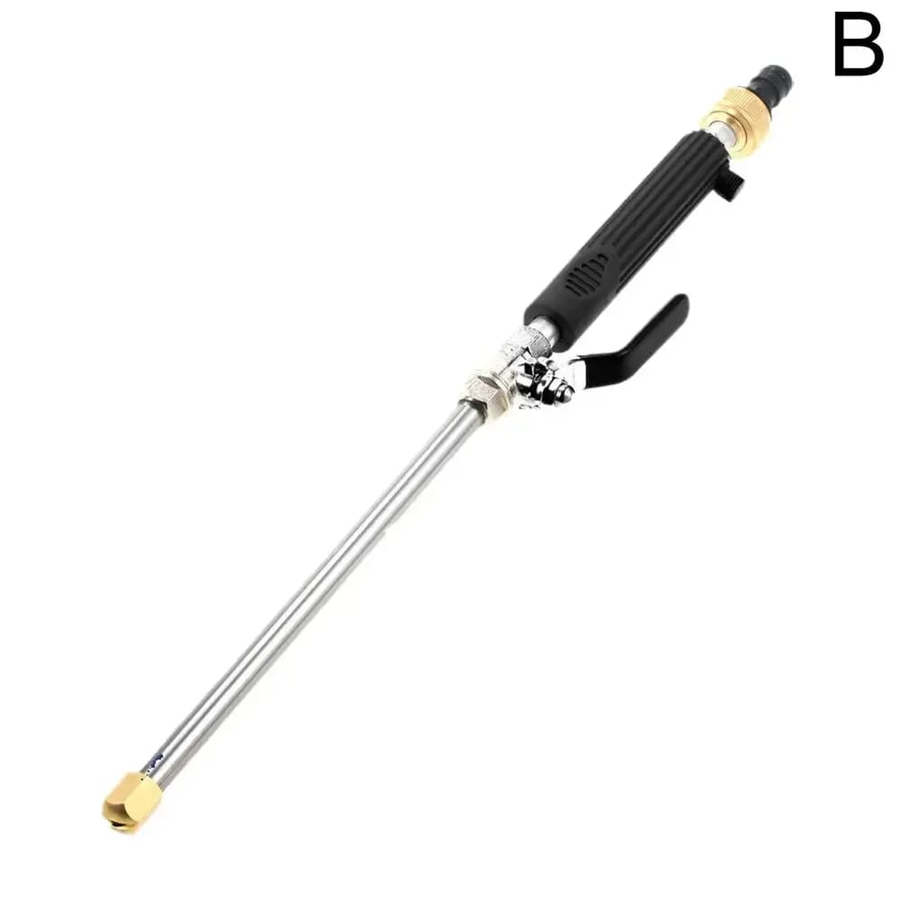 Pistola de Agua a Alta Presión para Auto y Jardín 46cm. Herramienta de riego y limpieza con chorro potente, pulverizador y boquilla.