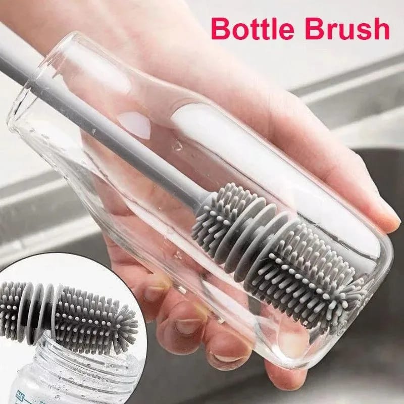 Cepillo para Botellas SM Giratorio Mango Largo Anti-Manchas