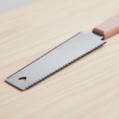Serrucho Japonés Doble Filo para Carpintería Dientes Finos