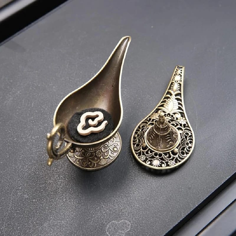 Quemador De Incienso Árabe Estilo Lámpara Antigua Metal Portavelas Decorativo Vintage Home Decor