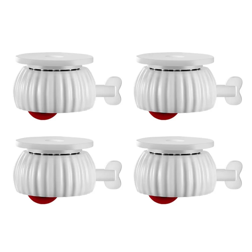 Rueditas Muebles Con Freno Adhesivas 360° Plástico