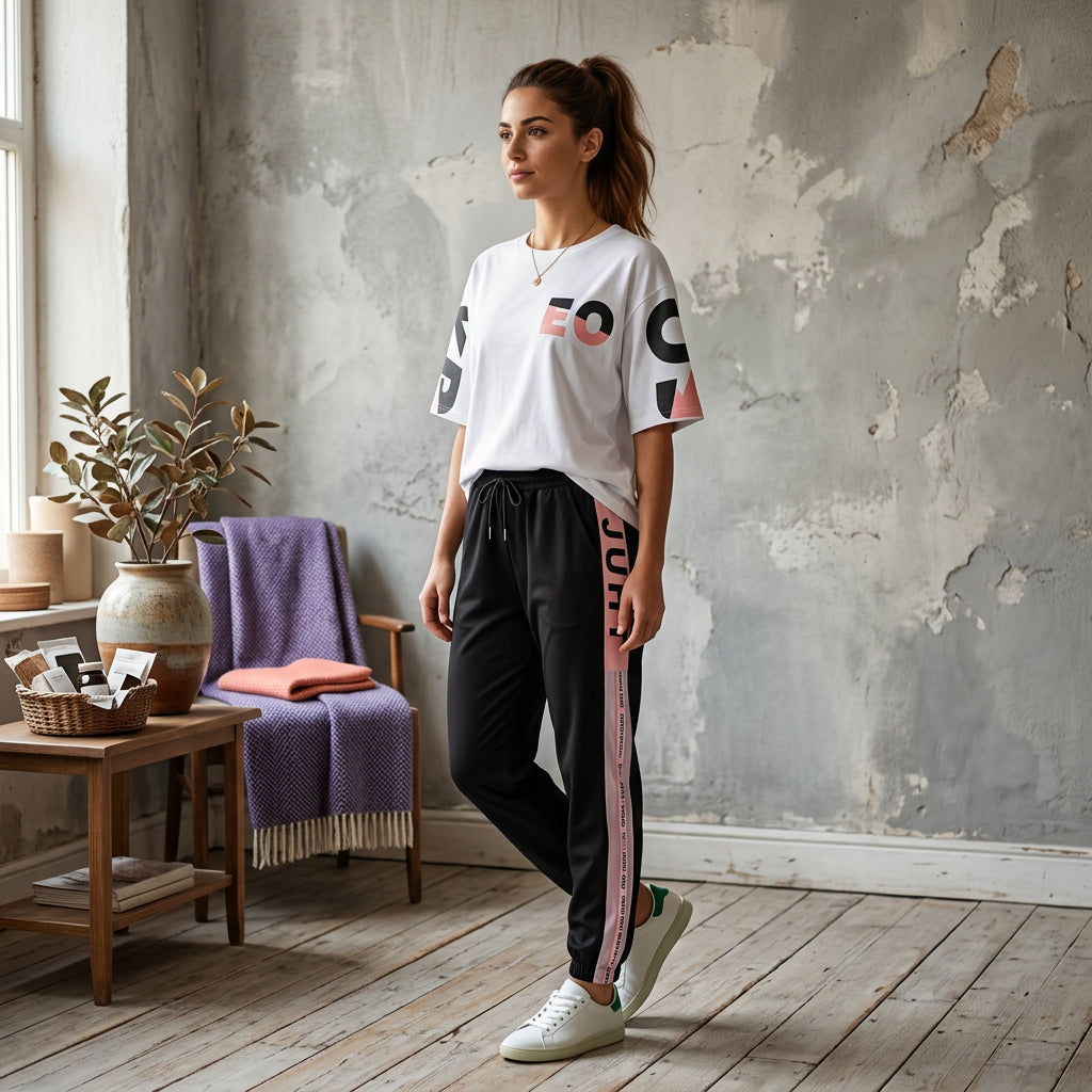 Conjunto deportivo dama pantalon y remera