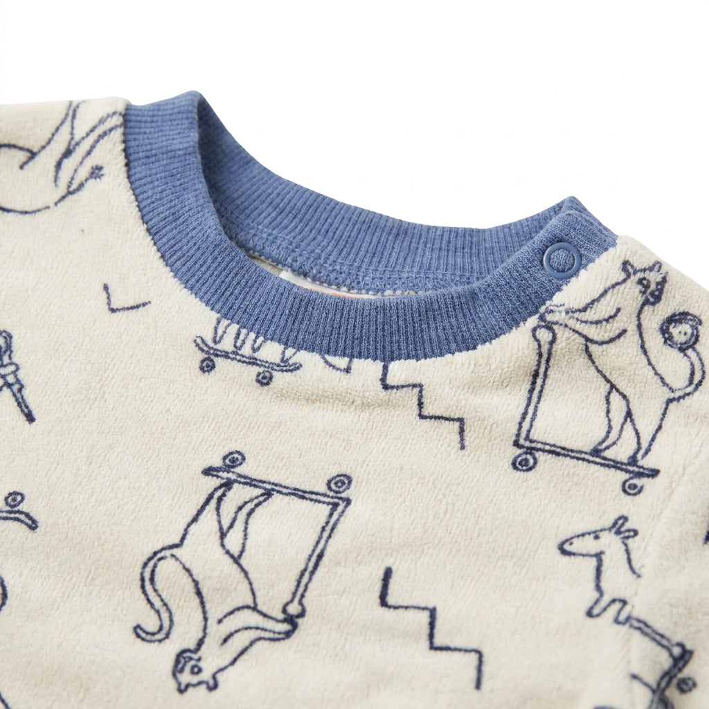 Pijama Remera Hema Tela toalla