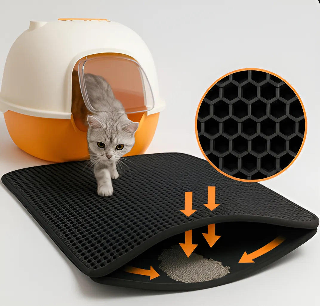 Alfombrilla Grande para Arena de Gato