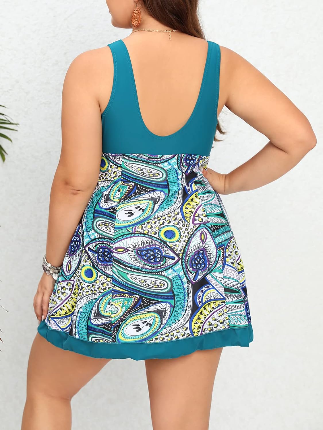 Bikini Summer Mae enterizo short 2 en 1 plus size