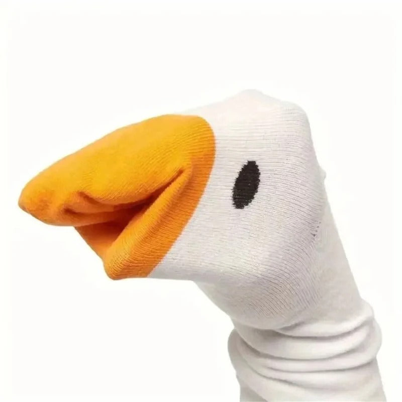 Medias largas con diseño Pato