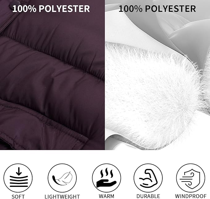 Campera dama California corta nylon inflada