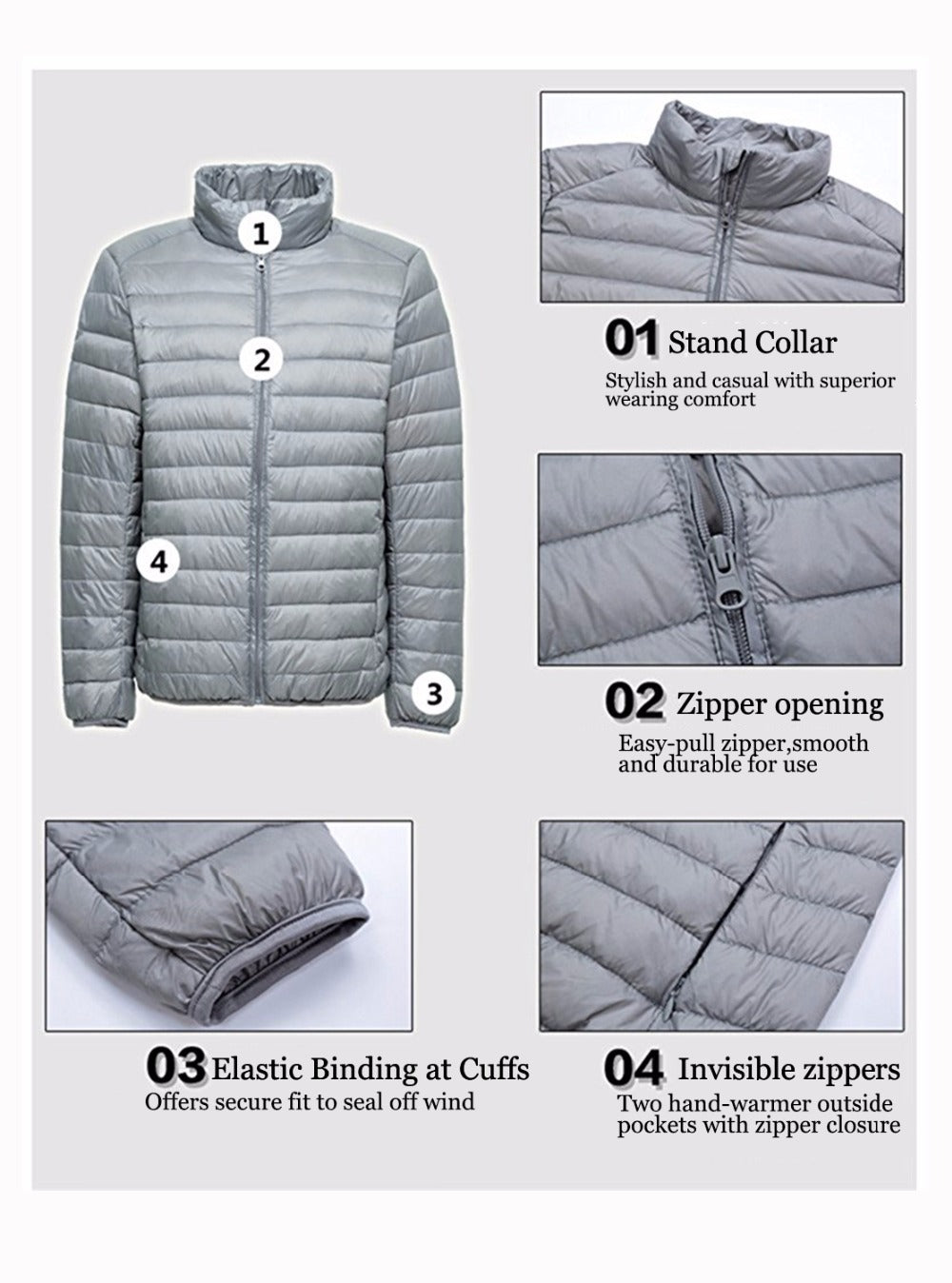 Campera hombre Boyxco inflada