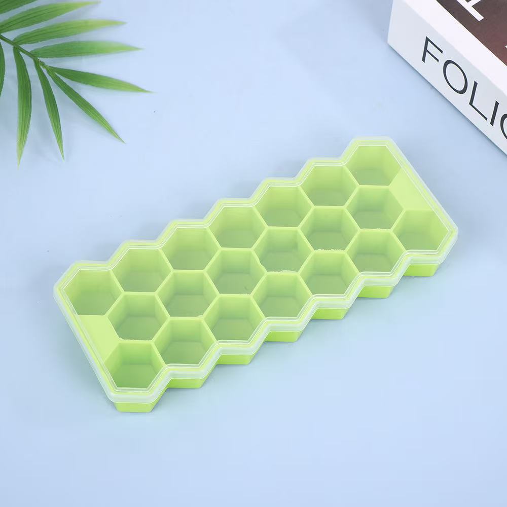 Cubetera hexagonal con tapa