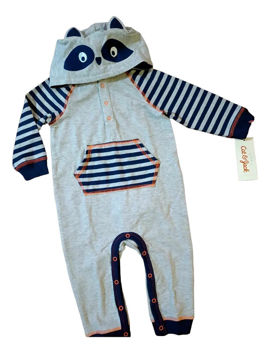 Enterito niño zorro gris 6-9 m