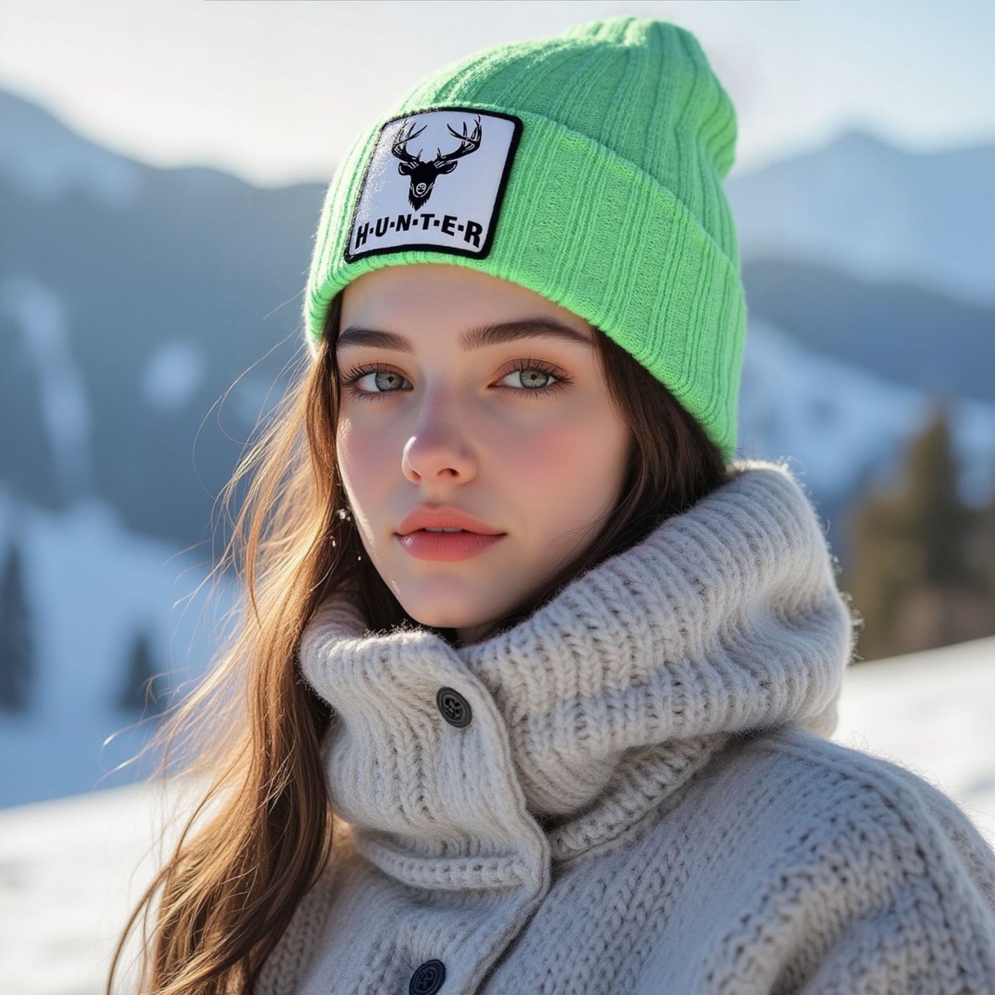 Gorro Beanie SM Tejido Con Parche Urbano