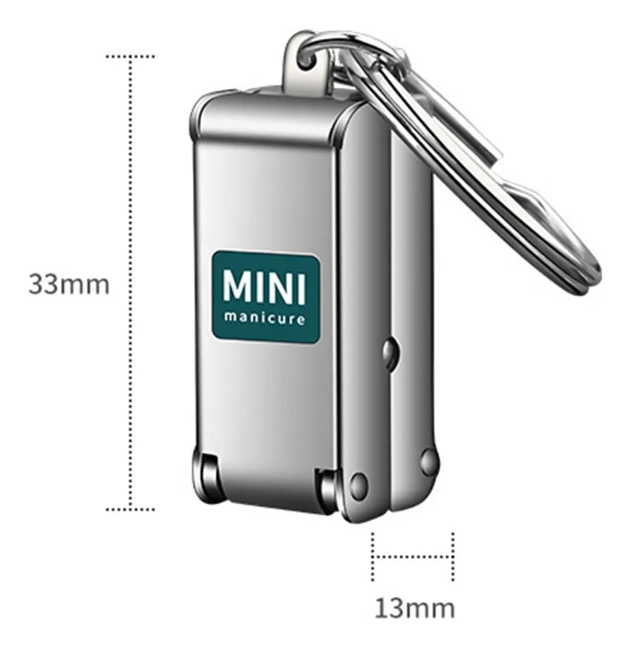 llavero Cortauñas metalico