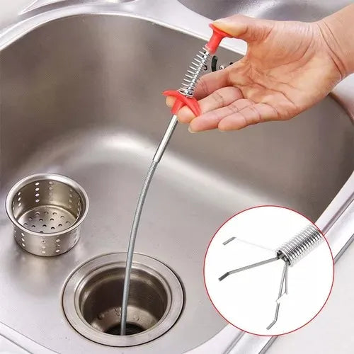 Pinza para limpieza de cañeria