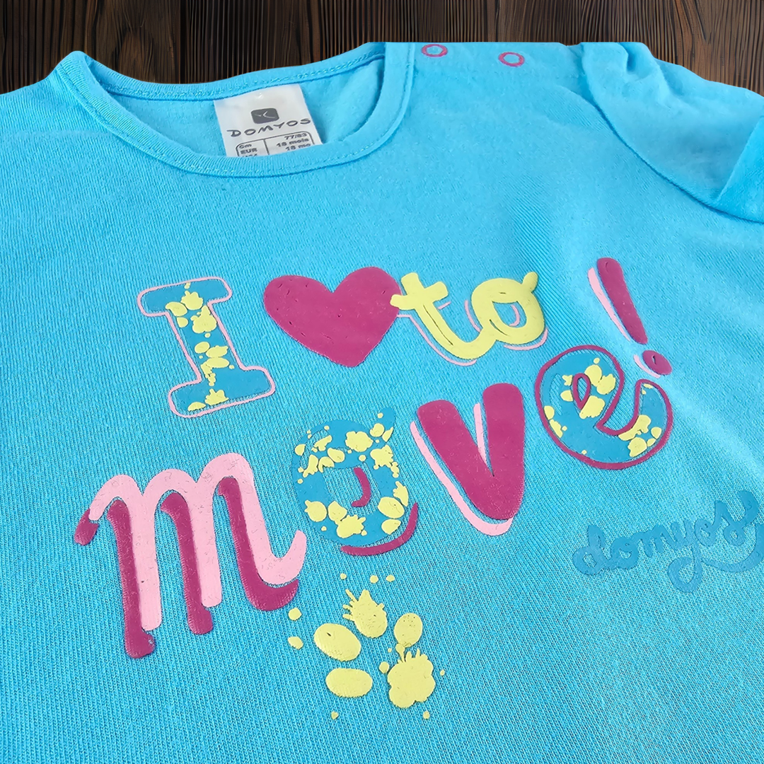 Remera niña Domyos i love