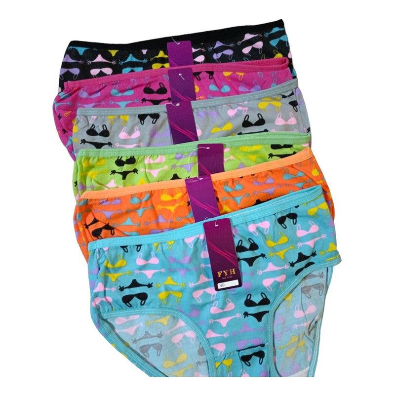 Bombacha niña estampadas set