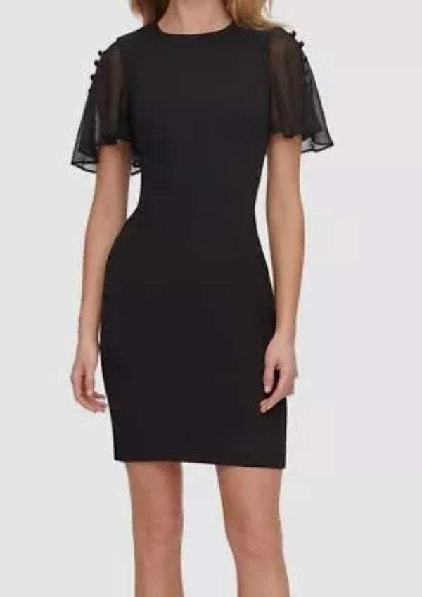 Vestido dama Calvin Klein MC con botones