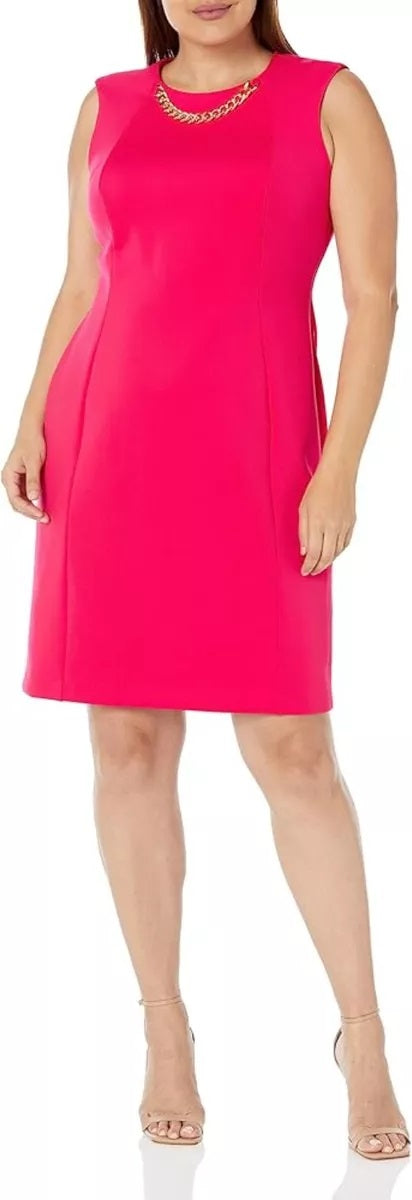 vestido dama Calvin Klein midi tubo