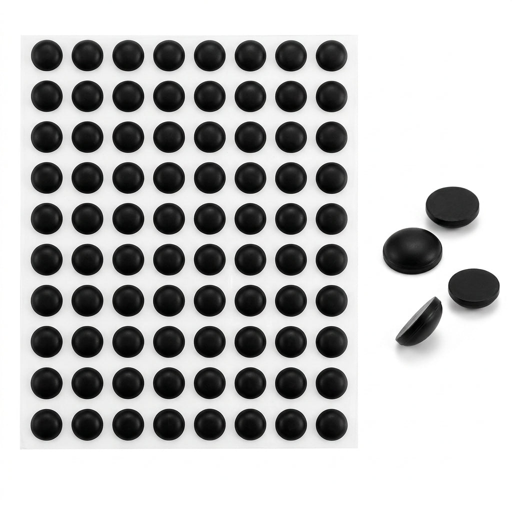 100~10PCS Door Stops Self adhesive Silicone Rubber Pads Cabinet Bumpers Rubber Damper Buffer Cushion Furniture Hardware