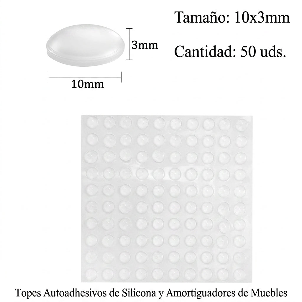 100~10PCS Door Stops Self adhesive Silicone Rubber Pads Cabinet Bumpers Rubber Damper Buffer Cushion Furniture Hardware