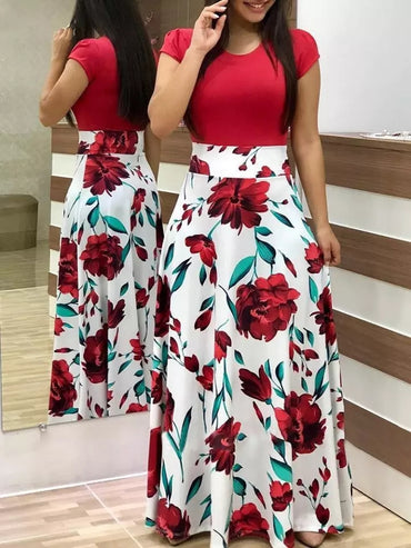 Maxivestido de algodón