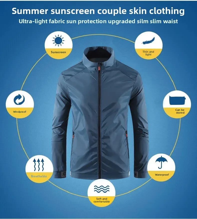 Campera Liviana FRM Unisex Deportiva Transpirable