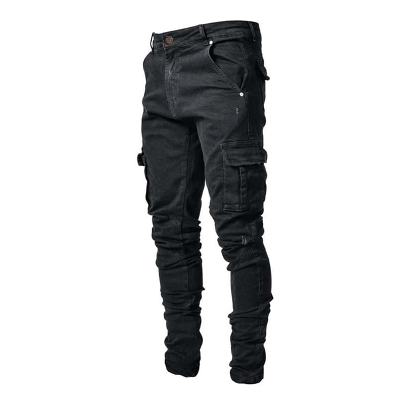 Pantalon hombre denim de jean cargo 