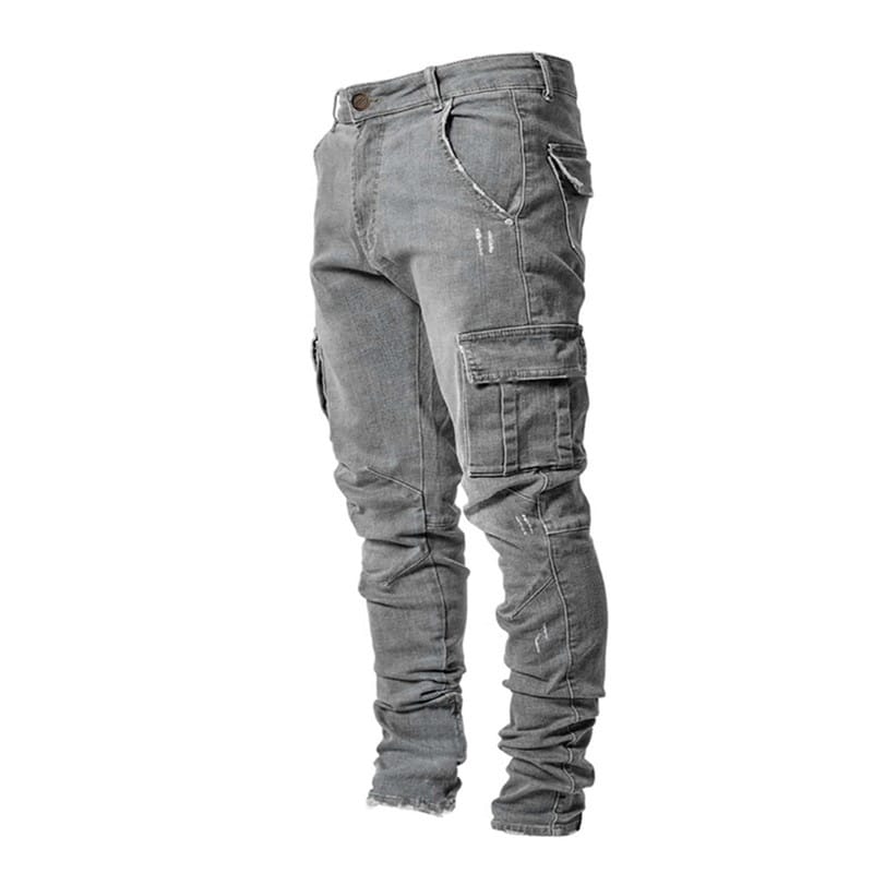 Pantalon hombre denim de jean cargo 