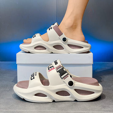 Chancleta de zapatillas sin deslizamiento de verano, sandalias deportivas de playa 