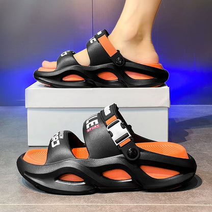 Plataforma de zapatillas sin deslizamiento de verano, sandalias deportivas de playa 