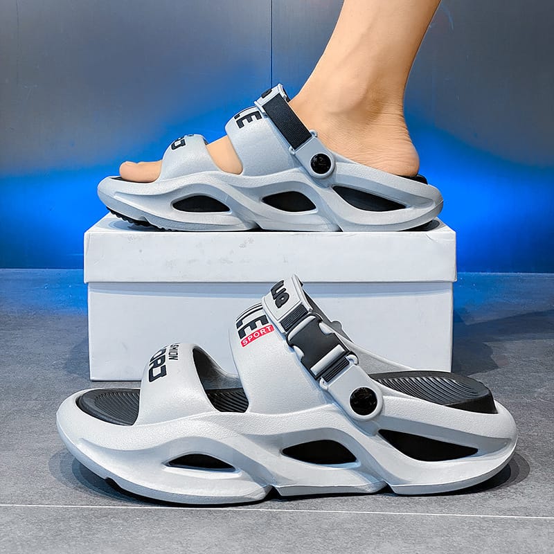 Plataforma de zapatillas sin deslizamiento de verano, sandalias deportivas de playa 