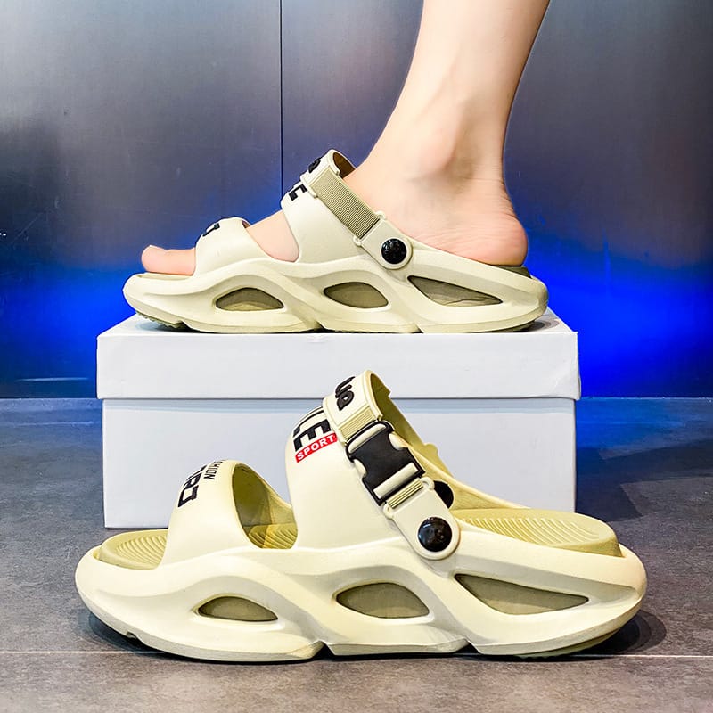 Plataforma de zapatillas sin deslizamiento de verano, sandalias deportivas de playa 