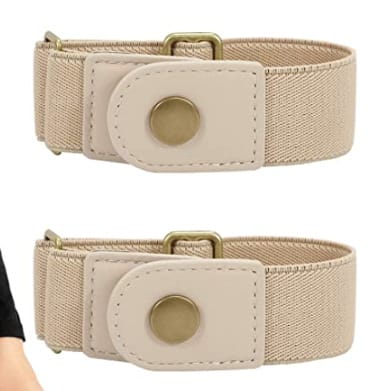 Cinturón invisible, jeans elásticos, diseño simple y elegante colores disponibles 