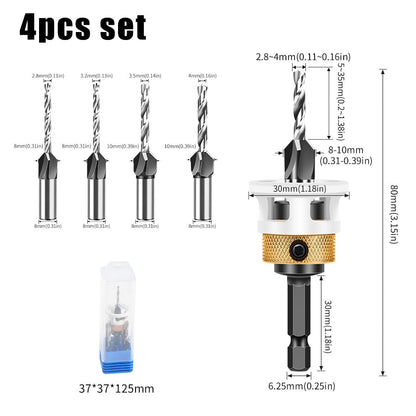 Límite de mecha para taladro de carpintería herreria 