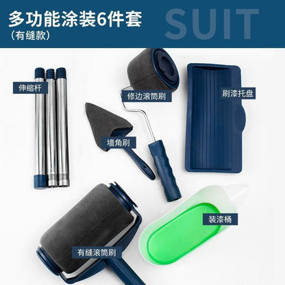 Rodillo  de pintura recargable para pintura de pared  sin punto ciego