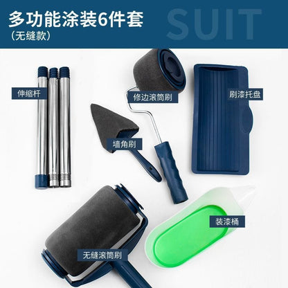 Rodillo  de pintura recargable para pintura de pared  sin punto ciego